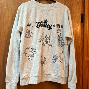 LIKE NEW Walt Disney World Dogs Ladies Sweatshirt